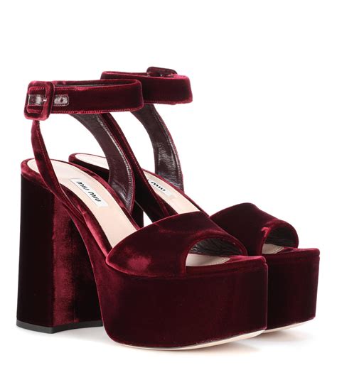 miu miu velvet shoes|miu michael shoes sale.